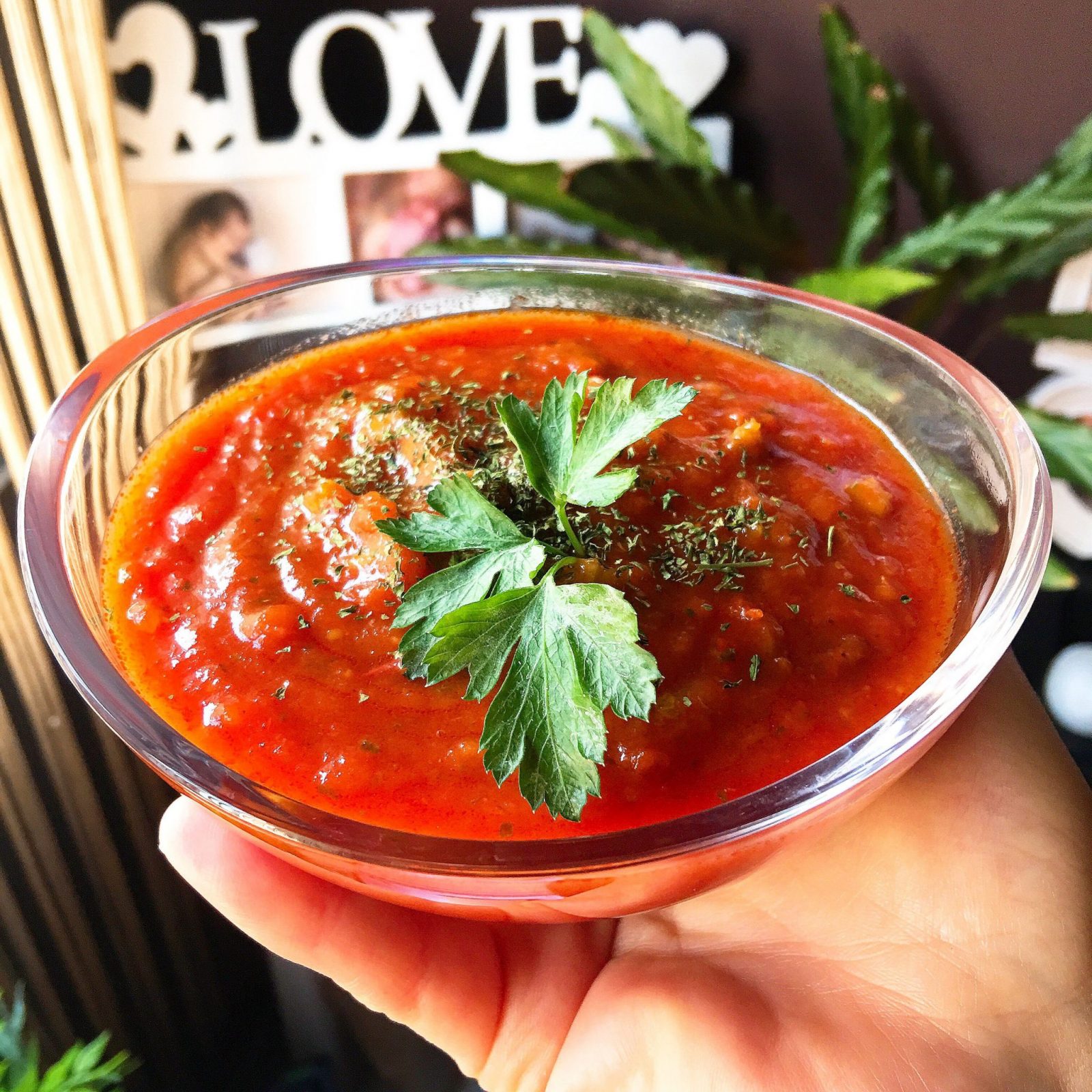 Salsa de tomate "fit" con aceitunas