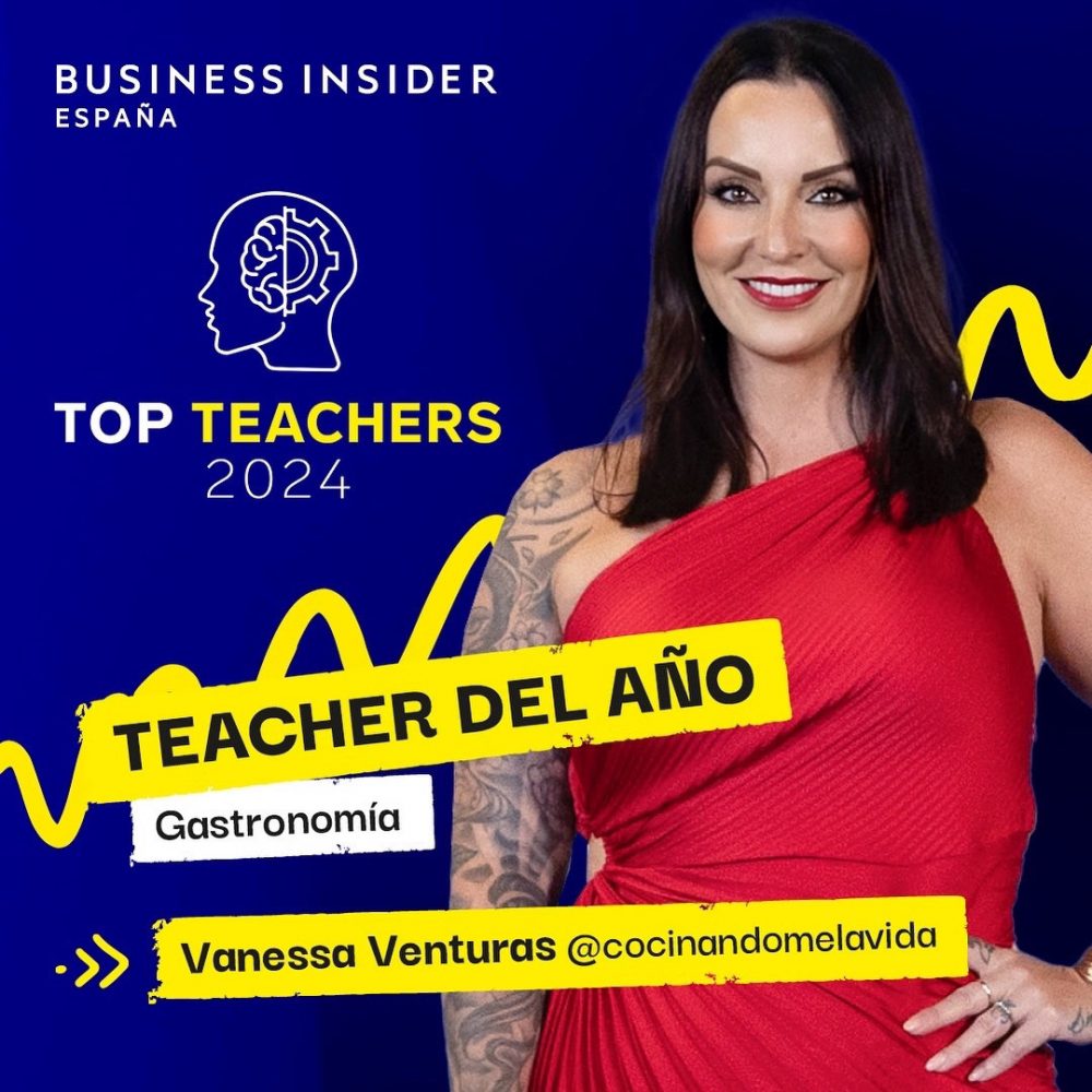 Top teachers 2024 Gastronomia - Ganadora Vanessa Venturas
